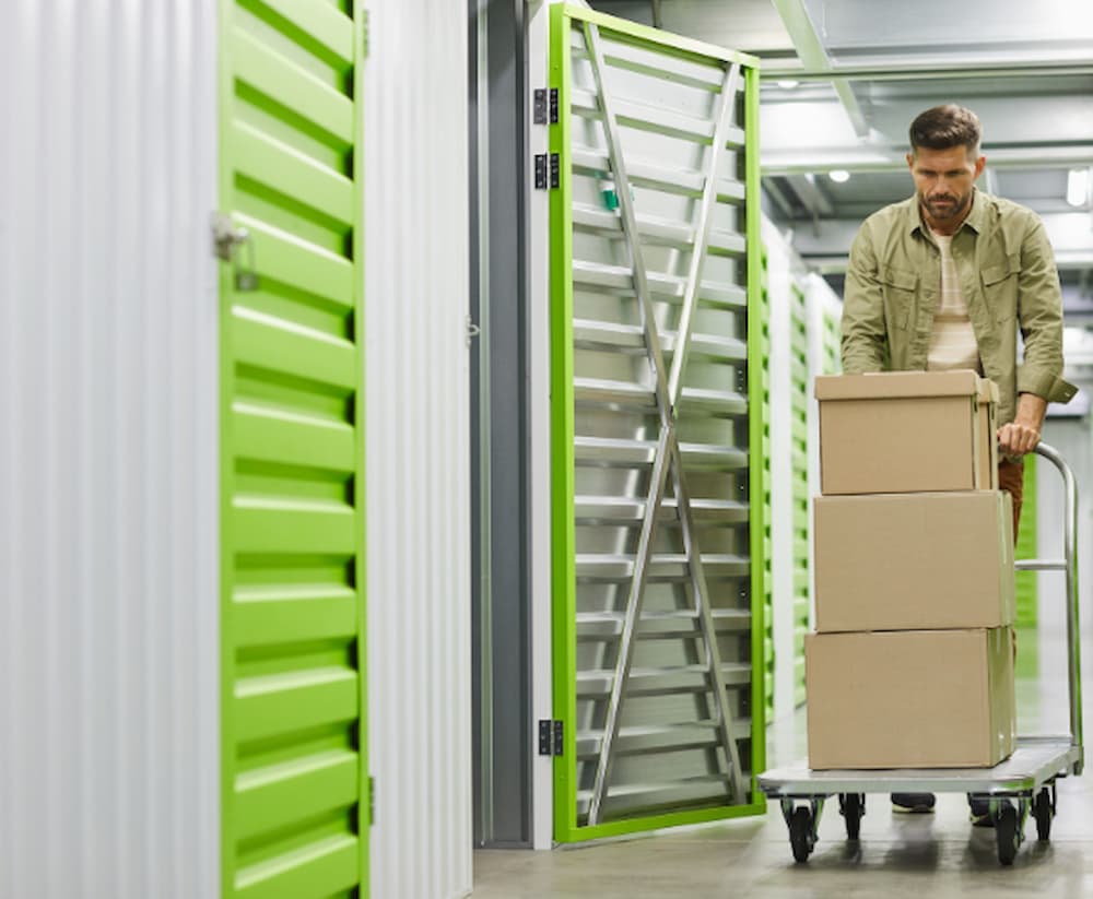 Cliente de un centro de self storage